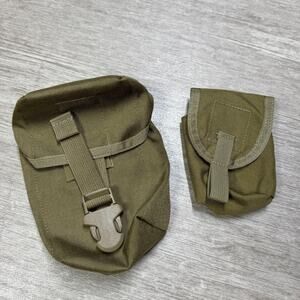 Tactical Tailor MOLLE Pouch Set – SAW Utility + Pistol Mag Pouches OD Green USA
